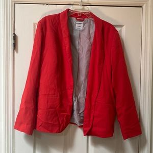 XL red Old Navy blazer